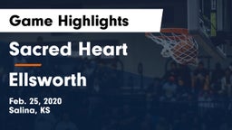 Sacred Heart  vs Ellsworth  Game Highlights - Feb. 25, 2020