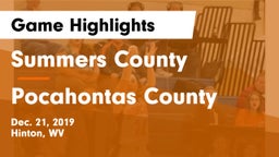 Summers County  vs Pocahontas County Game Highlights - Dec. 21, 2019