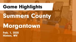 Summers County  vs Morgantown  Game Highlights - Feb. 1, 2020
