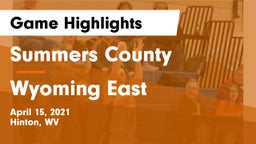 Summers County  vs Wyoming East  Game Highlights - April 15, 2021