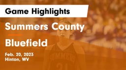 Summers County  vs Bluefield  Game Highlights - Feb. 20, 2023