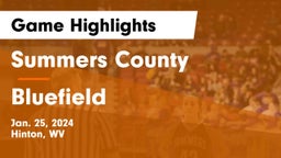 Summers County  vs Bluefield  Game Highlights - Jan. 25, 2024