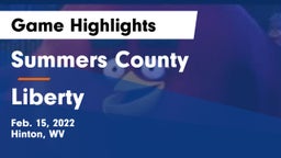 Summers County  vs Liberty  Game Highlights - Feb. 15, 2022