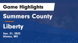 Summers County  vs Liberty  Game Highlights - Jan. 31, 2023