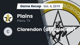 Recap: Plains  vs. Clarendon (at Littlefield) 2019