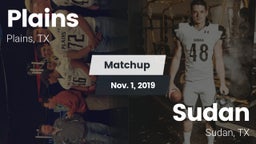 Matchup: Plains  vs. Sudan  2019