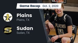 Recap: Plains  vs. Sudan  2020