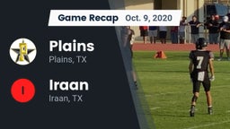 Recap: Plains  vs. Iraan  2020