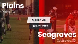 Matchup: Plains  vs. Seagraves  2020