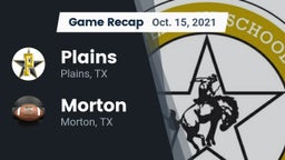 Recap: Plains  vs. Morton  2021