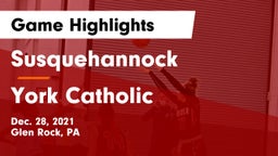 Susquehannock  vs York Catholic  Game Highlights - Dec. 28, 2021