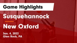 Susquehannock  vs New Oxford  Game Highlights - Jan. 4, 2022