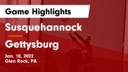 Susquehannock  vs Gettysburg Game Highlights - Jan. 10, 2022