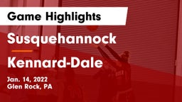 Susquehannock  vs Kennard-Dale  Game Highlights - Jan. 14, 2022