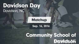 Matchup: Davidson Day High vs. Community School of Davidson 2016
