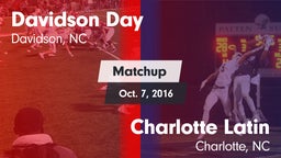 Matchup: Davidson Day High vs. Charlotte Latin  2016