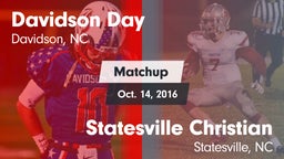 Matchup: Davidson Day High vs. Statesville Christian  2016