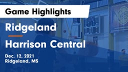 Ridgeland  vs Harrison Central  Game Highlights - Dec. 12, 2021