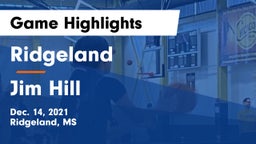 Ridgeland  vs Jim Hill Game Highlights - Dec. 14, 2021