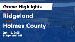 Ridgeland  vs Holmes County Game Highlights - Jan. 10, 2023