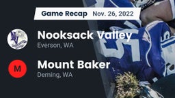 Recap: Nooksack Valley  vs. Mount Baker  2022