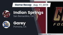 Recap: Indian Springs  vs. Garey  2018