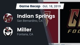 Recap: Indian Springs  vs. Miller  2019