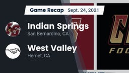 Recap: Indian Springs  vs. West Valley  2021
