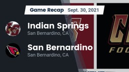 Recap: Indian Springs  vs. San Bernardino  2021