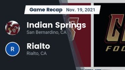 Recap: Indian Springs  vs. Rialto  2021