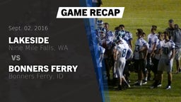 Recap: Lakeside  vs. Bonners Ferry  2016