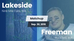 Matchup: Lakeside  vs. Freeman  2016