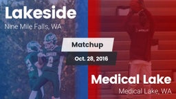 Matchup: Lakeside  vs. Medical Lake  2016