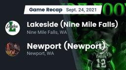Recap: Lakeside  (Nine Mile Falls) vs. Newport  (Newport) 2021