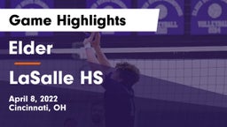 Elder  vs LaSalle HS Game Highlights - April 8, 2022