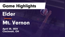 Elder  vs Mt. Vernon Game Highlights - April 20, 2024