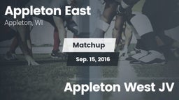 Matchup: Appleton East vs. Appleton West JV 2016