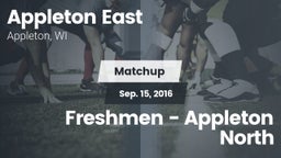 Matchup: Appleton East vs. Freshmen - Appleton North 2016