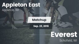 Matchup: Appleton East vs. Everest  2016