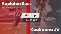 Matchup: Appleton East vs. Kaukauna JV 2016