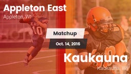Matchup: Appleton East vs. Kaukauna  2016