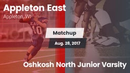 Matchup: Appleton East vs. Oshkosh North Junior Varsity 2017