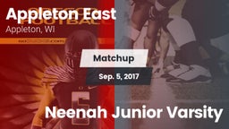 Matchup: Appleton East vs. Neenah Junior Varsity 2017