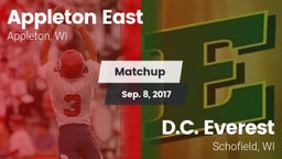 Matchup: Appleton East vs. D.C. Everest  2017