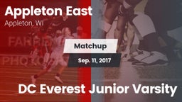 Matchup: Appleton East vs. DC Everest Junior Varsity 2017