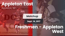 Matchup: Appleton East vs. Freshmen - Appleton West 2017