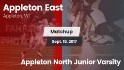 Matchup: Appleton East vs. Appleton North Junior Varsity 2017