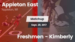 Matchup: Appleton East vs. Freshmen - Kimberly 2017