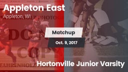 Matchup: Appleton East vs. Hortonville Junior Varsity 2017