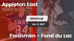Matchup: Appleton East vs. Freshmen - Fond du Lac 2017